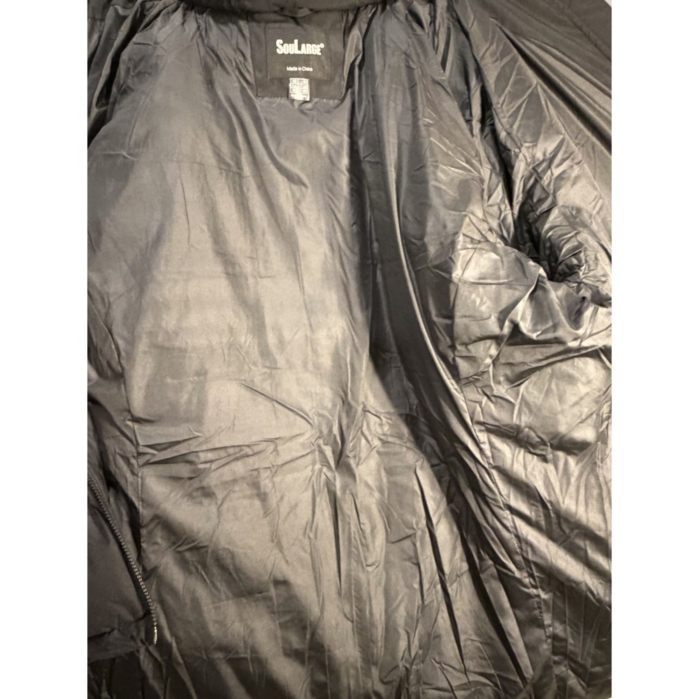 Big & Tall Soularge Men's 6XL Heavyweight Puffer Winter Coat Insulated Cold NWT - Picture 6 of 9